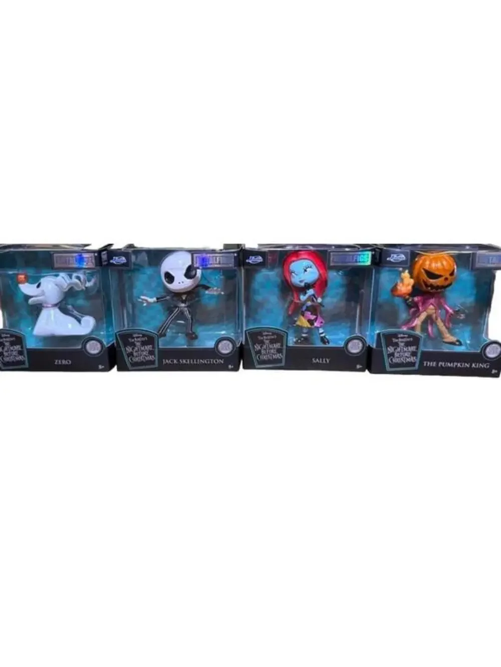 METALFIGS The Nightmare Before Christmas Figures Set Of 4 NEW Diecast Jack Sally